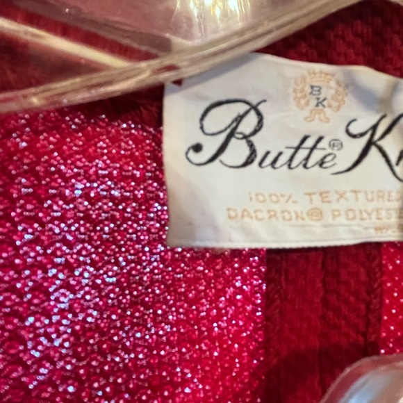 Butte Knit suit jacket skirt and shirt set! Vintage late1960s/1970s outfit! - Picture 4 of 11